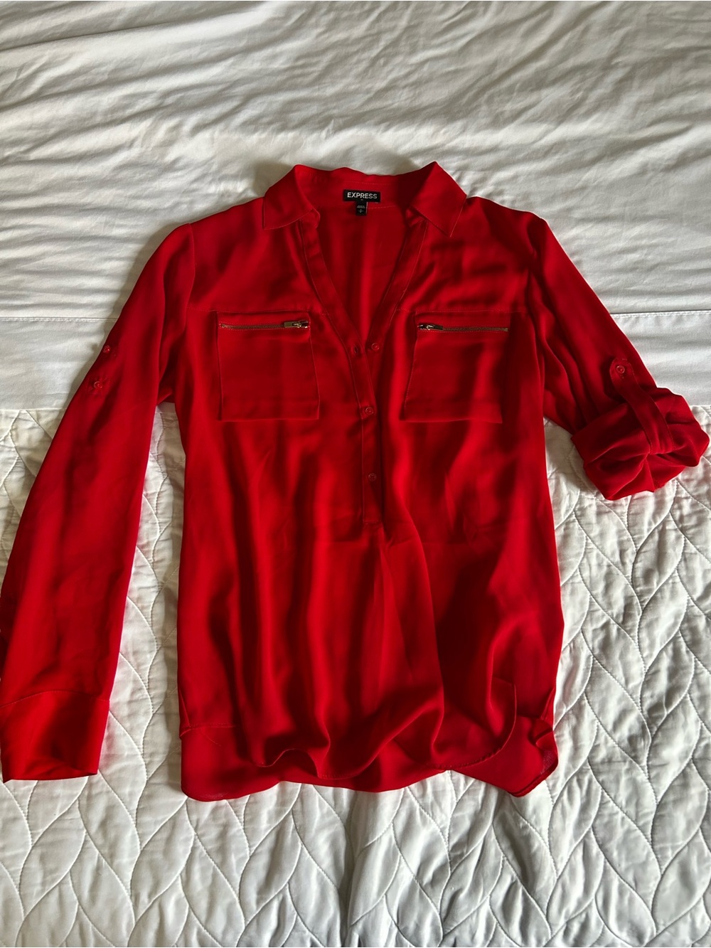 Express Red Blouse
